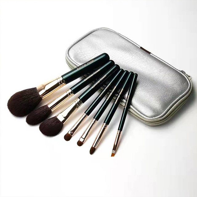 7 Sets of Brushes with Pure Animal Capillary Light Peak Material